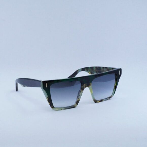 Cutler and Gross CG1352S 003 Sunglasses Green Square Frame, Grey Lenses - Picture 7 of 9